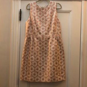 Boden pink Daisy patterned lined dress